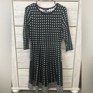 Black and White Polka Dot Dress